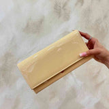 Pochette Shiny beige